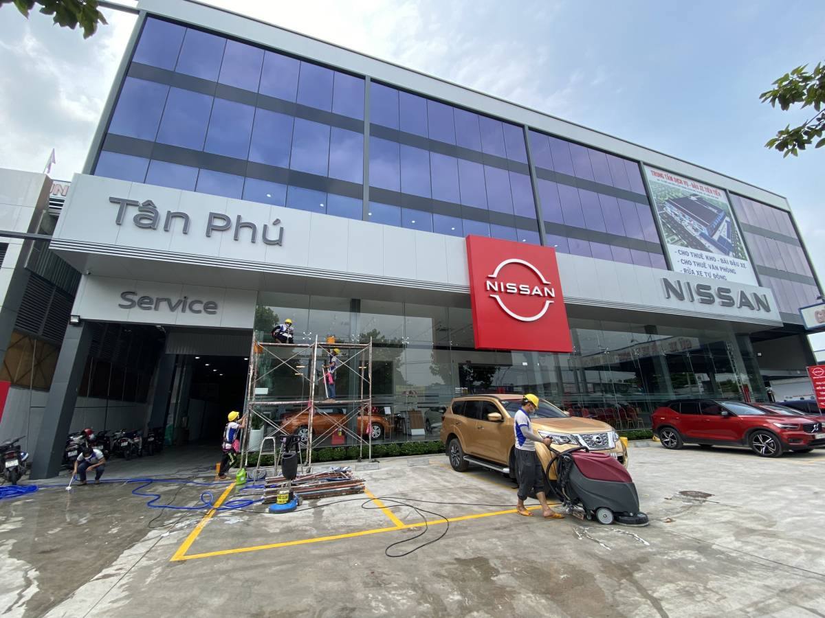 Dự án vệ sinh Showroom ô tô Nicsan Tân Phú, TP. Hồ Chí Minh