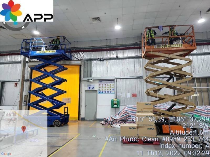 Bảng báo giá dịch vụ vệ sinh nhà xưởng 2025